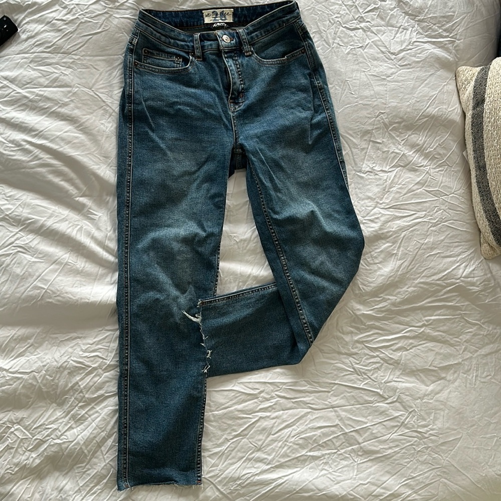 Free People curvy high rise vintage jeans